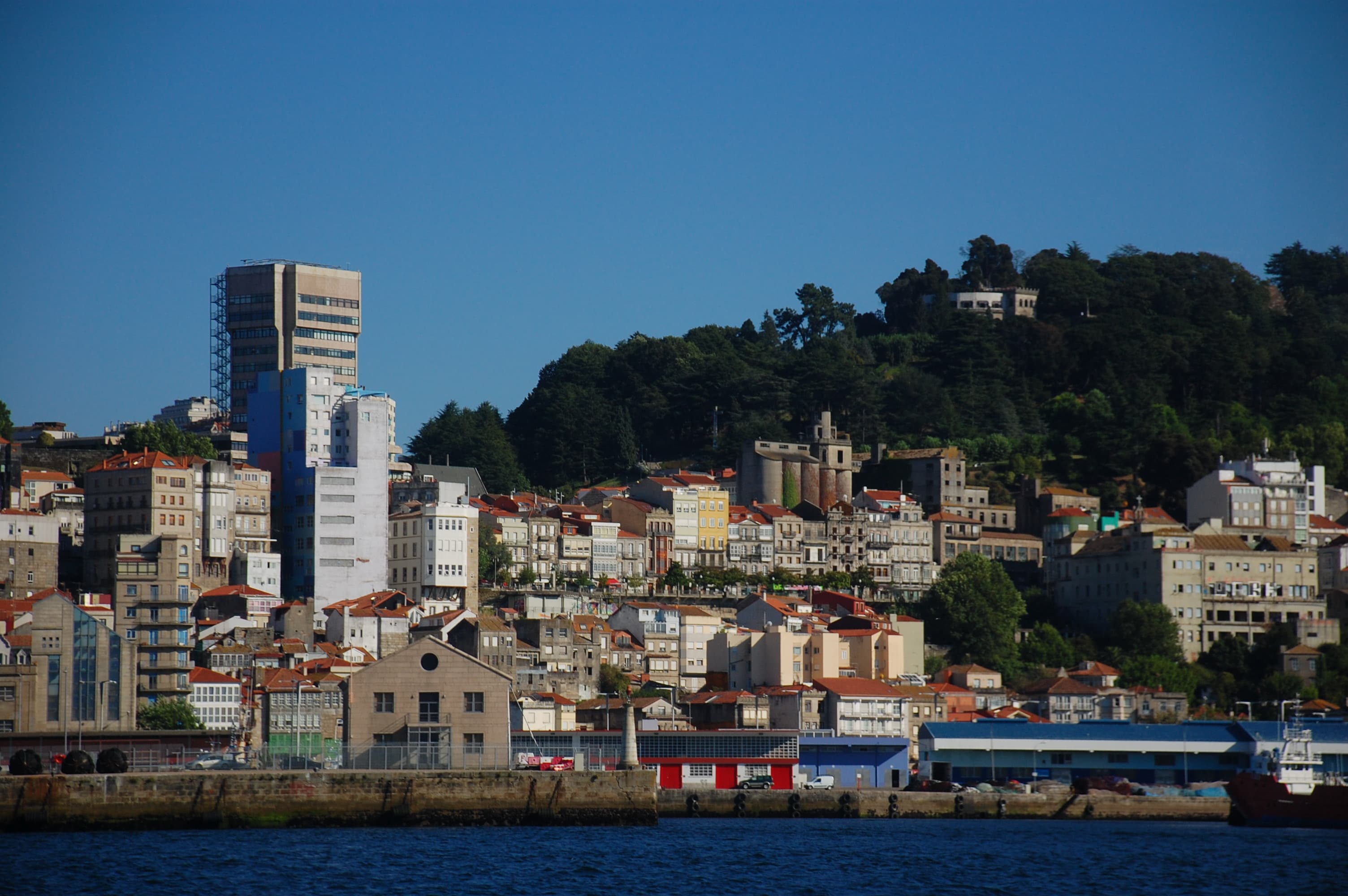 Vista de la ciudad y la ría de Vigo